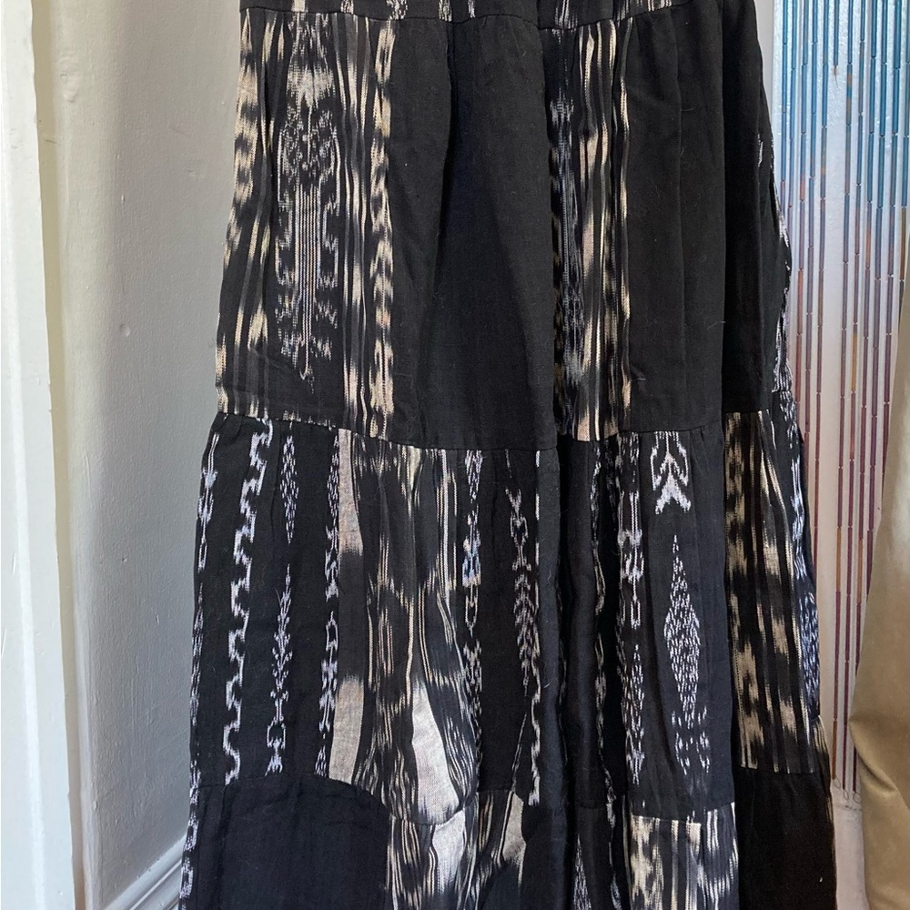 Vintage cotton Mexican/Guatemalan festival dancing skirt size small/medium